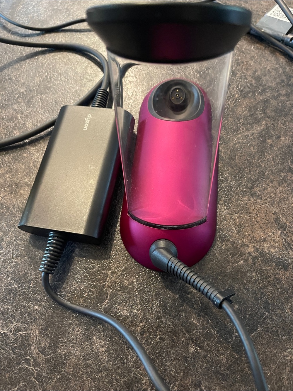 Dyson  Charging Dock with Black Power Adapter